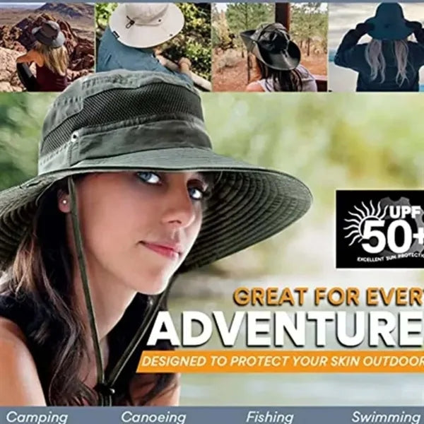 Summer Outdoor Breathable Mesh Bucket Hat