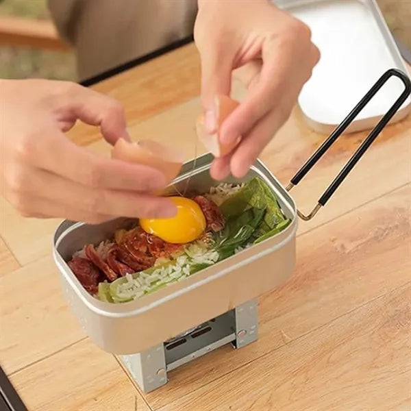 Outdoor Insulated Lunch Box With Handles