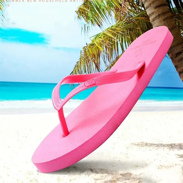 Summer Women's Solid Flip Flop Sandals