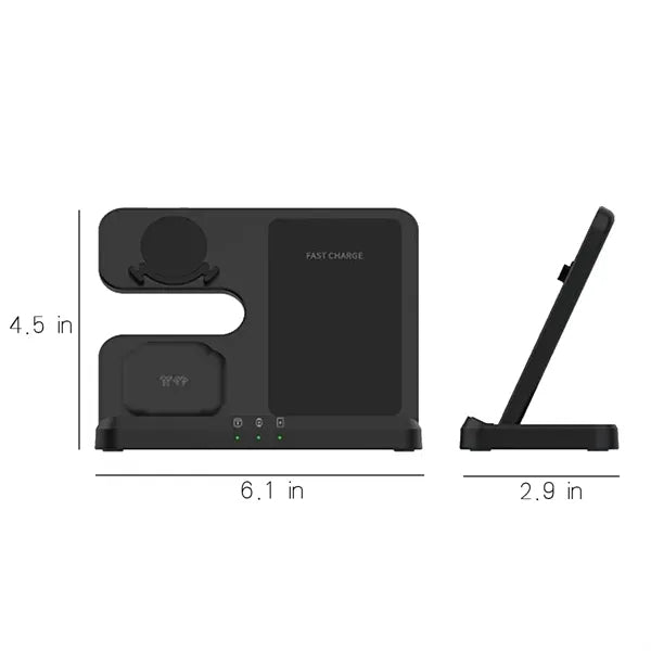 Wireless Charger Station 3 In 1 Fast Charging Stand