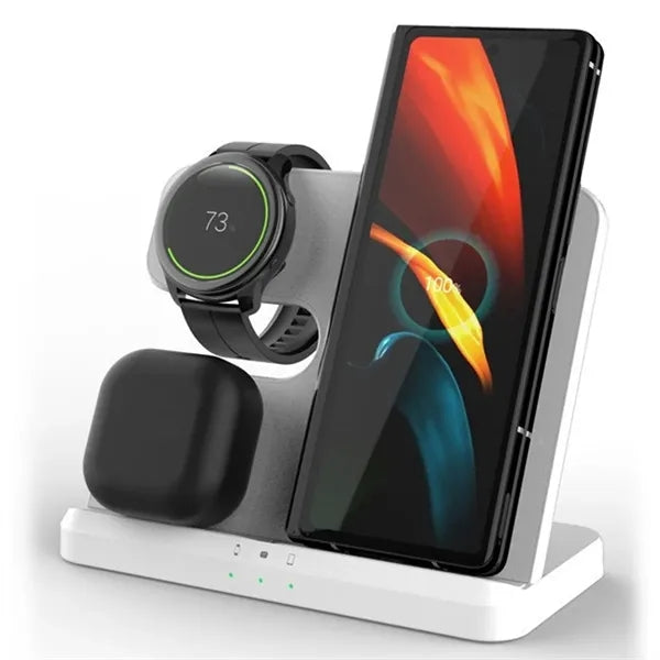 Wireless Charger Station 3 In 1 Fast Charging Stand