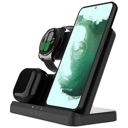 Wireless Charger Station 3 In 1 Fast Charging Stand