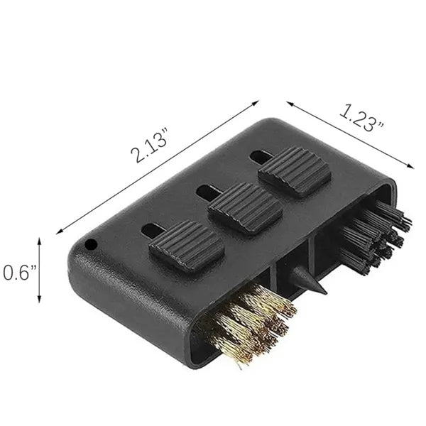 Custom 3-in-1 Golf Slot Cleaning Brush