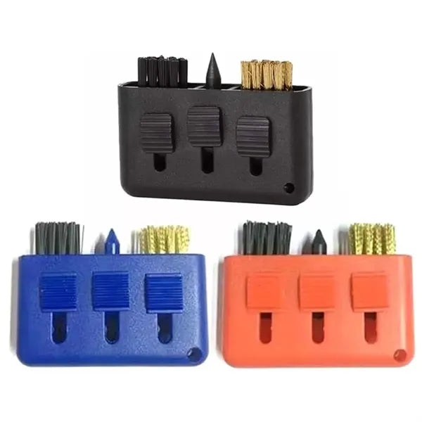 Custom 3-in-1 Golf Slot Cleaning Brush
