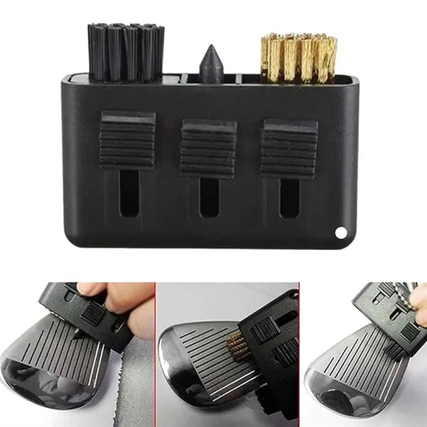 Custom 3-in-1 Golf Slot Cleaning Brush
