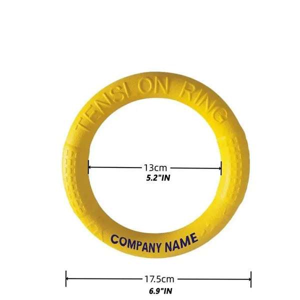 Dog Toys FLOATABLE Flying Disk Training Ring Puller Anti-Bit