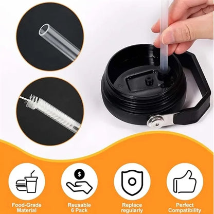 Protable Stainless Steel Insulated Tumbler with Straw