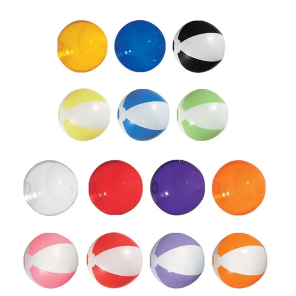Summer Outdoor Rainbow Color PVC Sports Pool Beach Ball