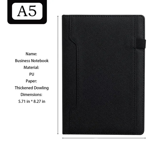 A5 Business Notebook With A Pocket