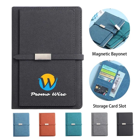 A5 PU Notebook With Card Holder