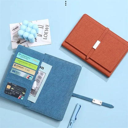 A5 PU Notebook With Card Holder