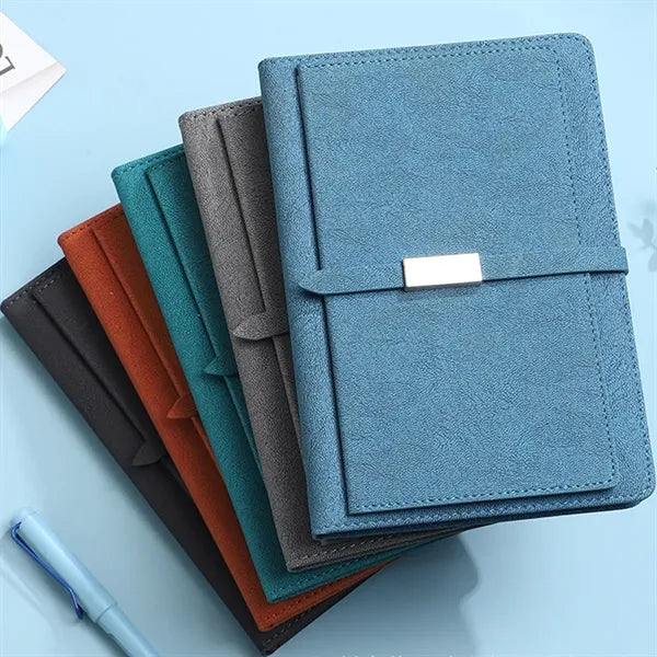 A5 PU Notebook With Card Holder