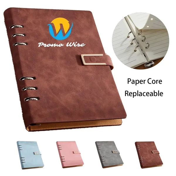A5 PU Loose Leaf Notebook