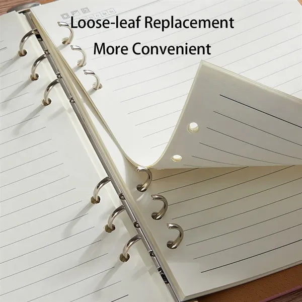 A5 PU Loose Leaf Notebook
