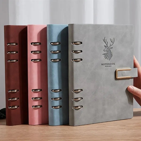 A5 PU Loose Leaf Notebook