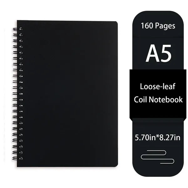 A5 Loose-Leaf Spiral Notebook