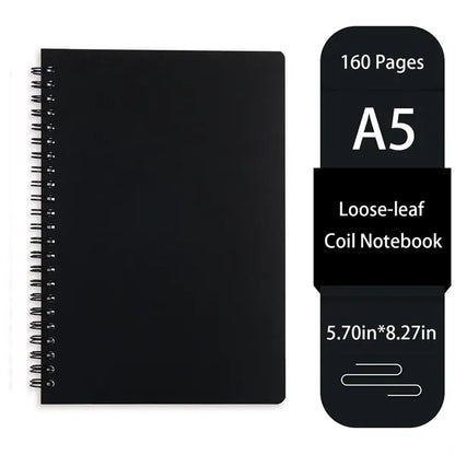 A5 Loose-Leaf Spiral Notebook