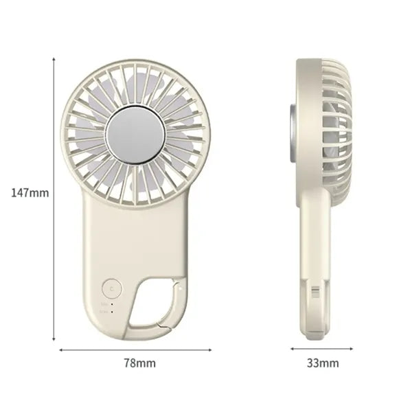 Cooling Handheld Fan with Hook