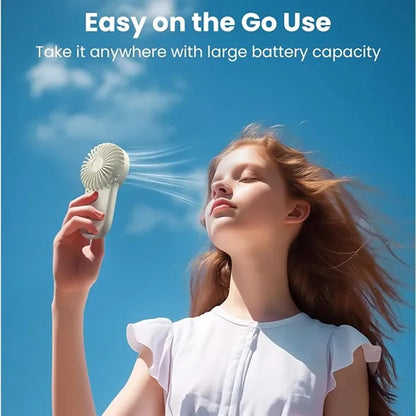 Cooling Handheld Fan with Hook