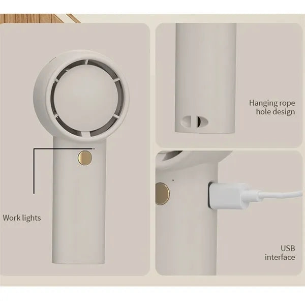 Handheld Bladeless Mini Fan