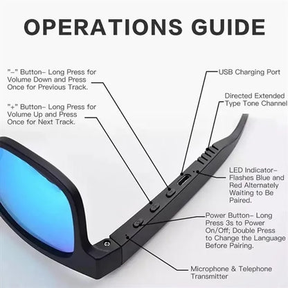 Smart Bluetooth Glasses