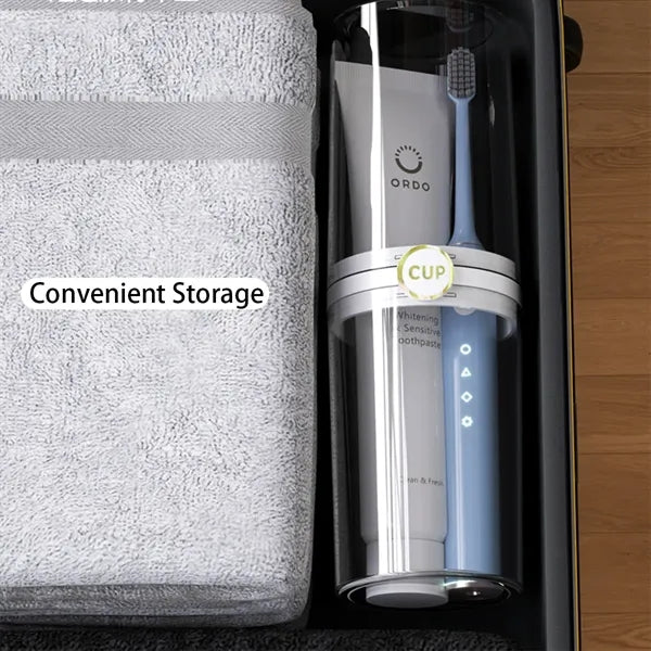Travel Simple Teeth Brushing Two Cups Set