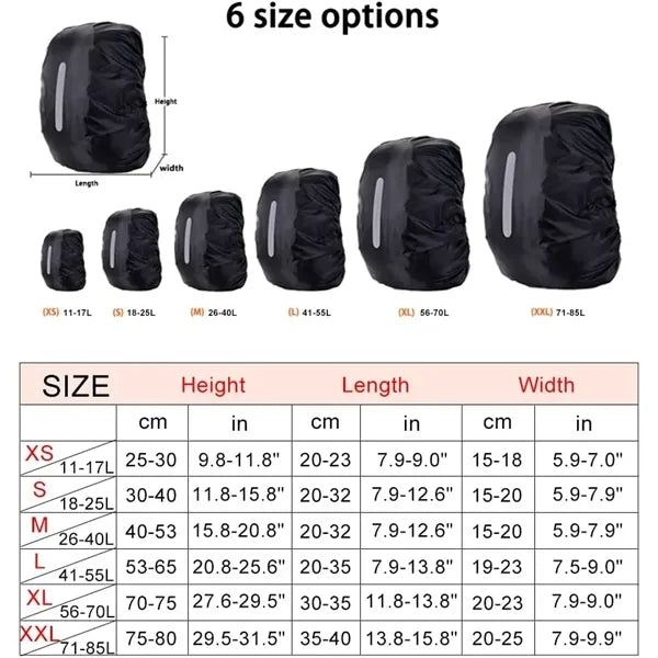 3M Waterproof Backpack Rain Cover