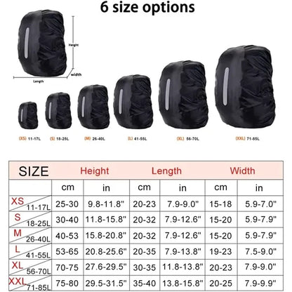3M Waterproof Backpack Rain Cover