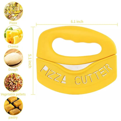 Pizza Cutter Rocker Blade with Cover