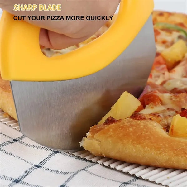 Pizza Cutter Rocker Blade with Cover