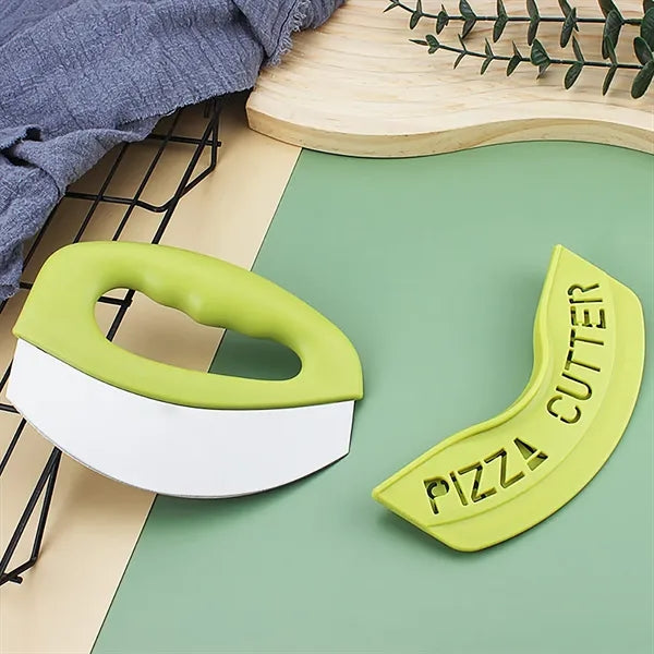 Pizza Cutter Rocker Blade with Cover
