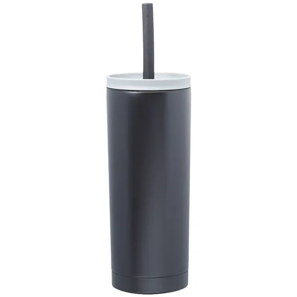 19 oz. Stainless Steel Travel Mugs With Straw