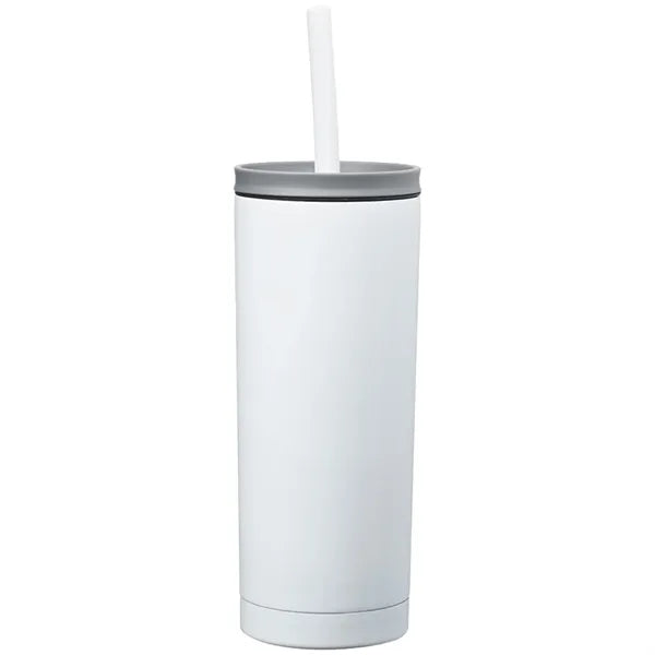 19 oz. Stainless Steel Travel Mugs With Straw
