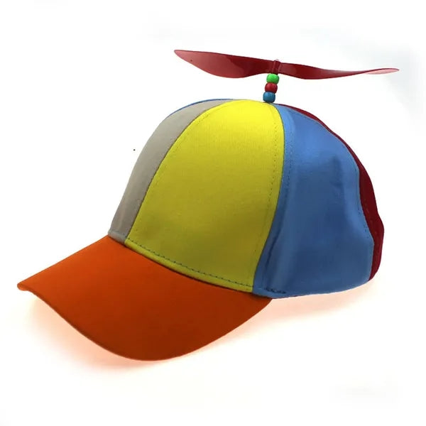 Rainbow Propeller Hat