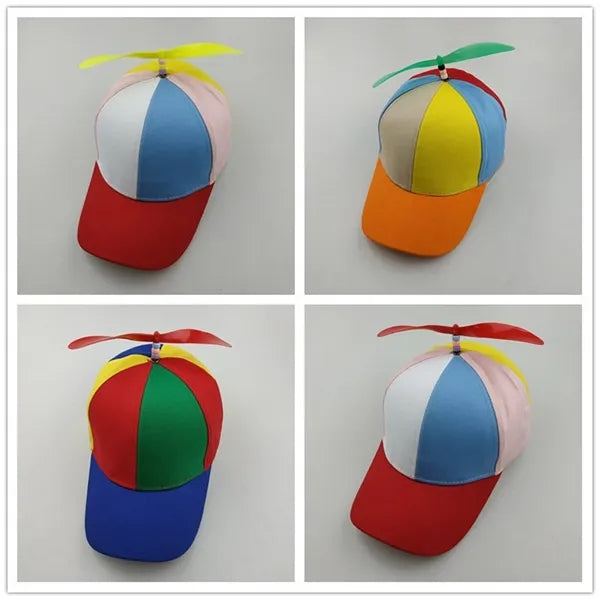 Rainbow Propeller Hat