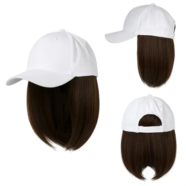 Bob Baseball Cap with Short Hair