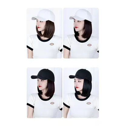 Bob Baseball Cap with Short Hair