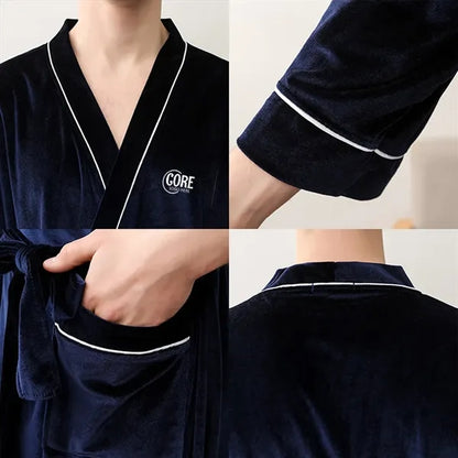 Unisex Velvet Bathrobes