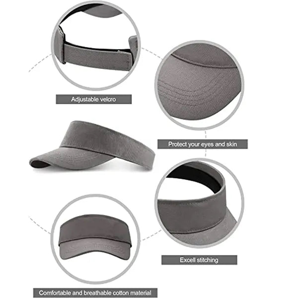 Sport  Empty Top  Sun Visor Caps