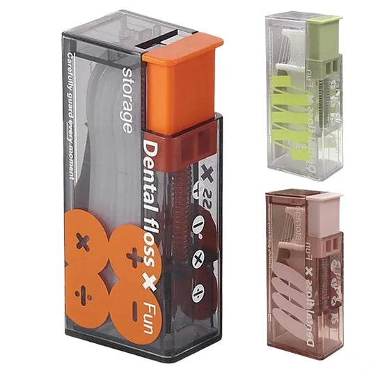 10 Picks Automatic Refillable Flosser Holder