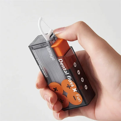10 Picks Automatic Refillable Flosser Holder