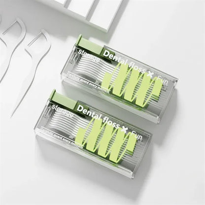10 Picks Automatic Refillable Flosser Holder