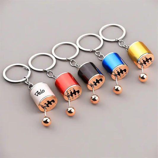 Six Speed Manual Transmission Shift Gearbox Keychain