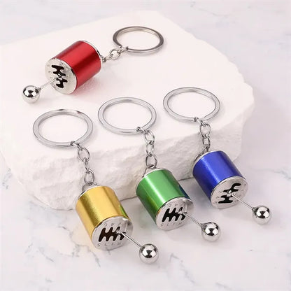 Six Speed Manual Transmission Shift Gearbox Keychain
