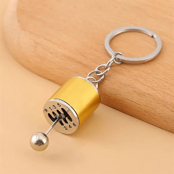 Six Speed Manual Transmission Shift Gearbox Keychain