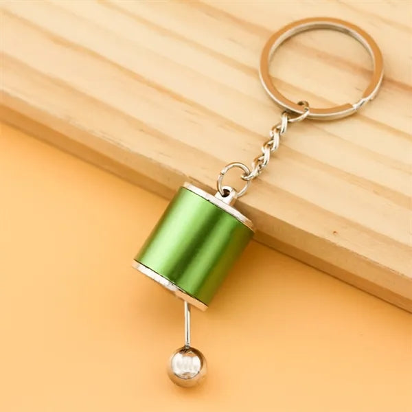 Six Speed Manual Transmission Shift Gearbox Keychain