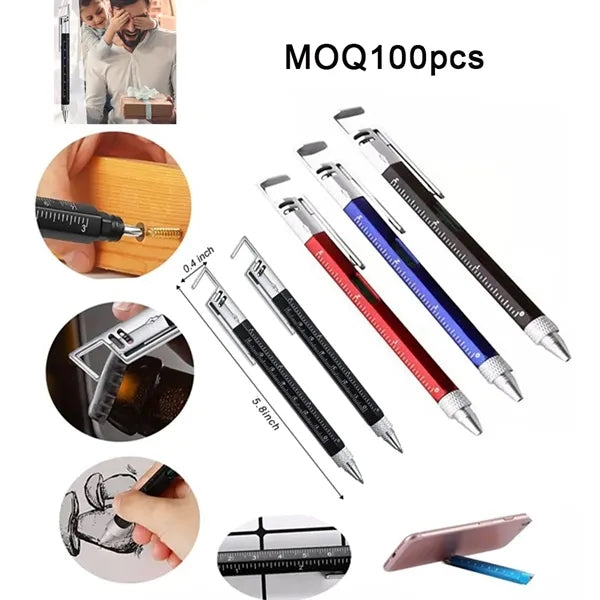 7 in 1 Multitool Tech Pen With Phone Holder MOQ100pcs