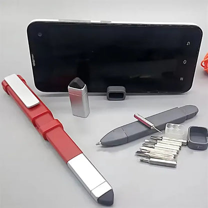 4 in1 Screwdriver Phone Stand Ballpoint Pen Stylus MOQ100pcs