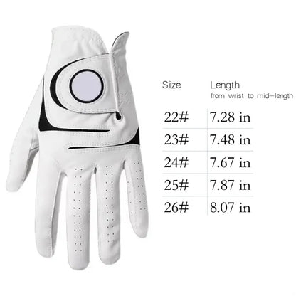1Pc Golf Gloves Men Left Hand Rain Grip Wear Slip-Resistant