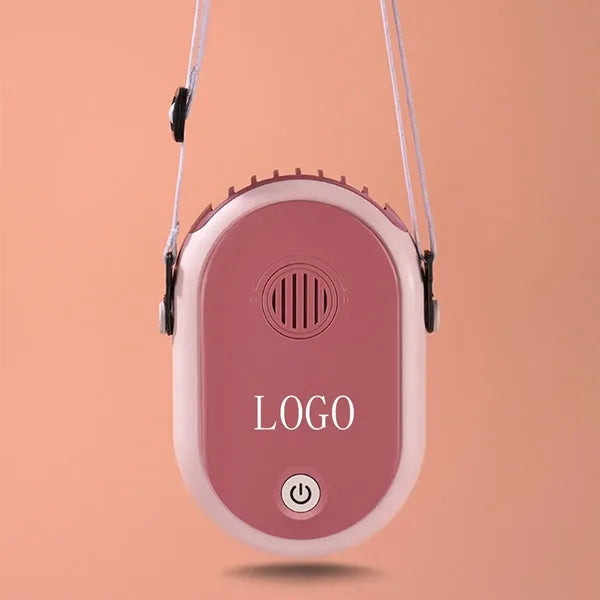 Hanging Neck Fan USB Charging Face Air Cooler Aromatherapy
